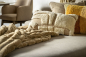 Preview: Dutch Decor Kissenhülle 'Milas' 30 x 50 cm Semolina - Beige
